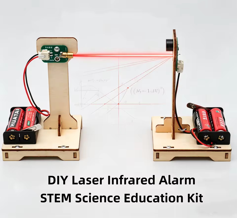 Science Hobby Kit - 楽しいSTEAM DIY科学キット 赤外線レーザーライト コントロールトリガー 物理学教育モデル 科学実験おもちゃ