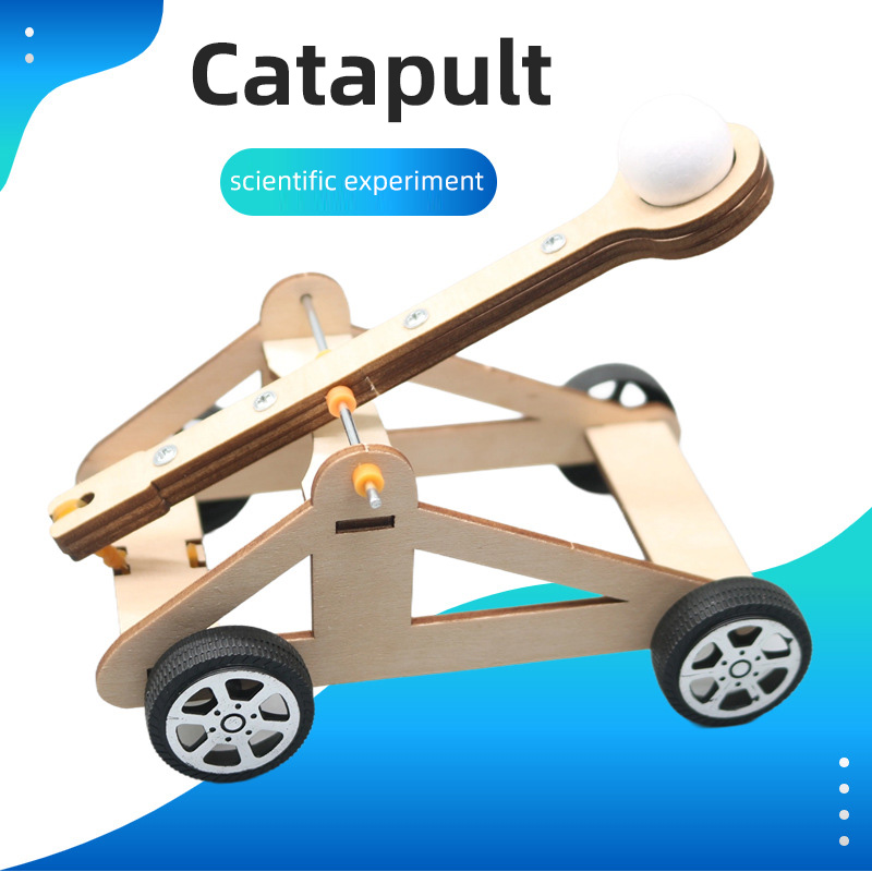 Science Project Physics - DIY カタパルトおもちゃ DIY 科学実験キット & 教育モデルおもちゃ物理学科学おもちゃ子供のためのギフトおもちゃプロジェクト