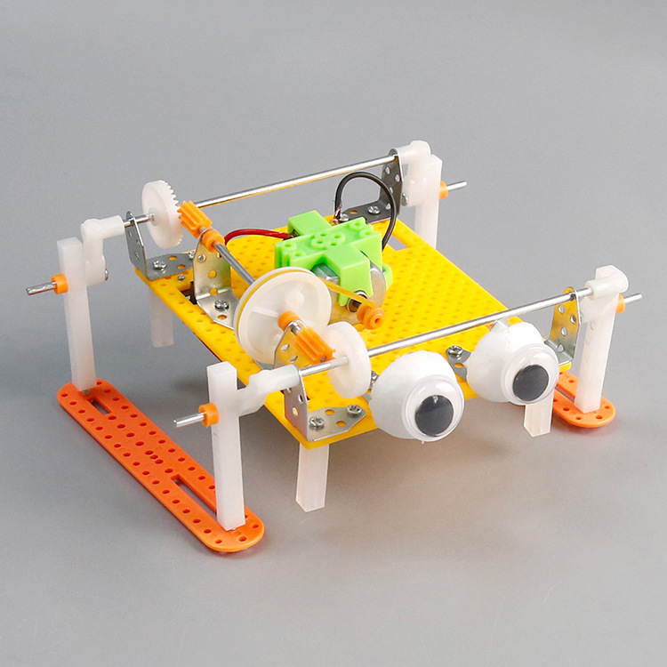 Science Toys Diy - 子供向け科学技術小型製作歩行ロボット創造的なSTEM科学実験DIY手作り組み立ておもちゃ材料セット