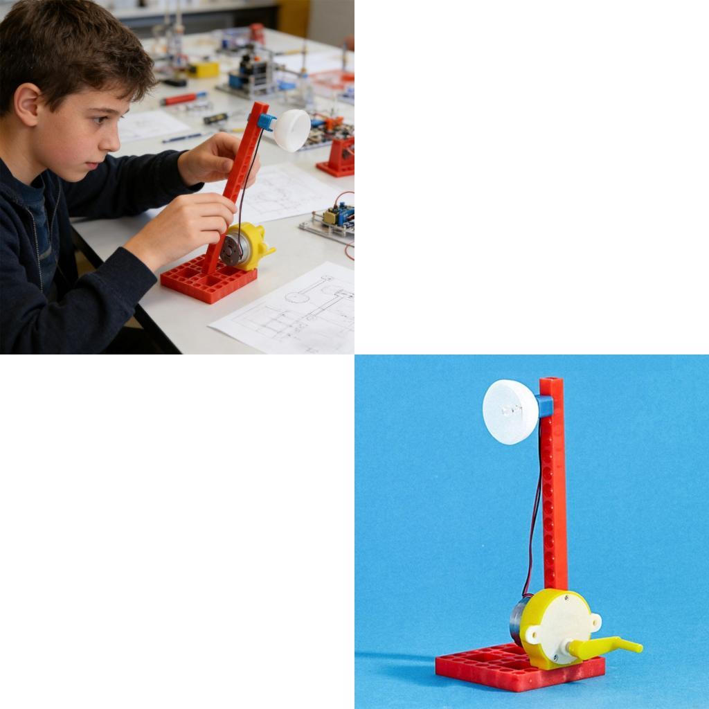 Science Project Physics - 教育手動機械発電機実験理解物理学教室 K92C