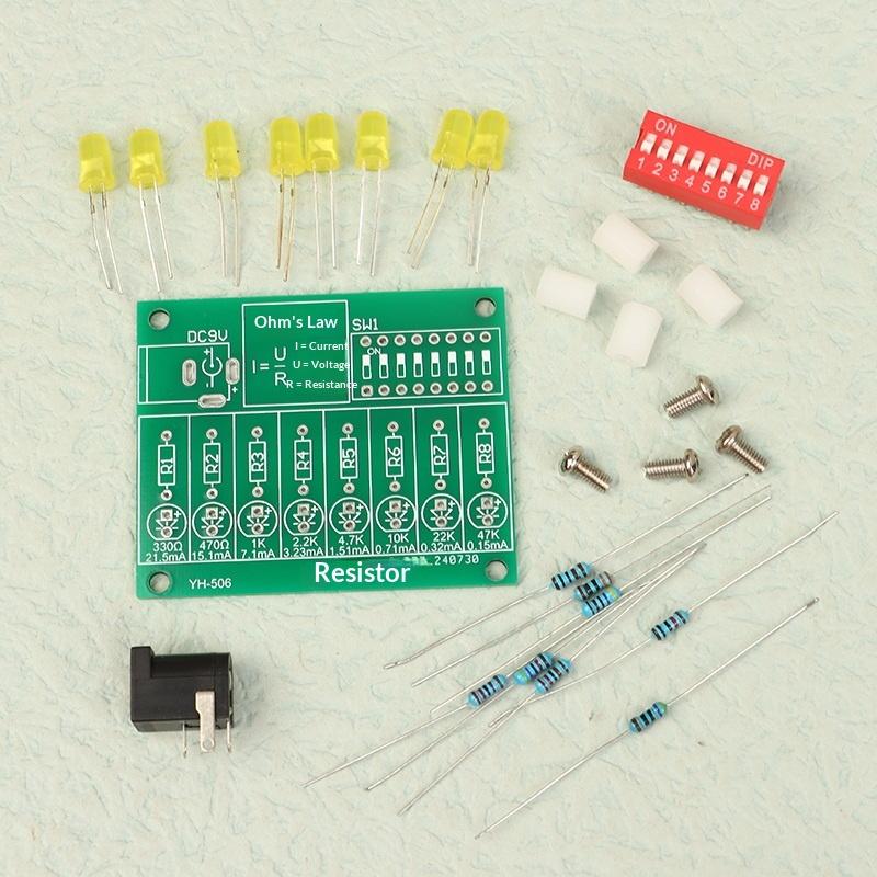 Science Hobby Kit - 電子DIYはんだ付け練習キット LED電流テスターメーターキット 学校科学クラス組み立て趣味学習用