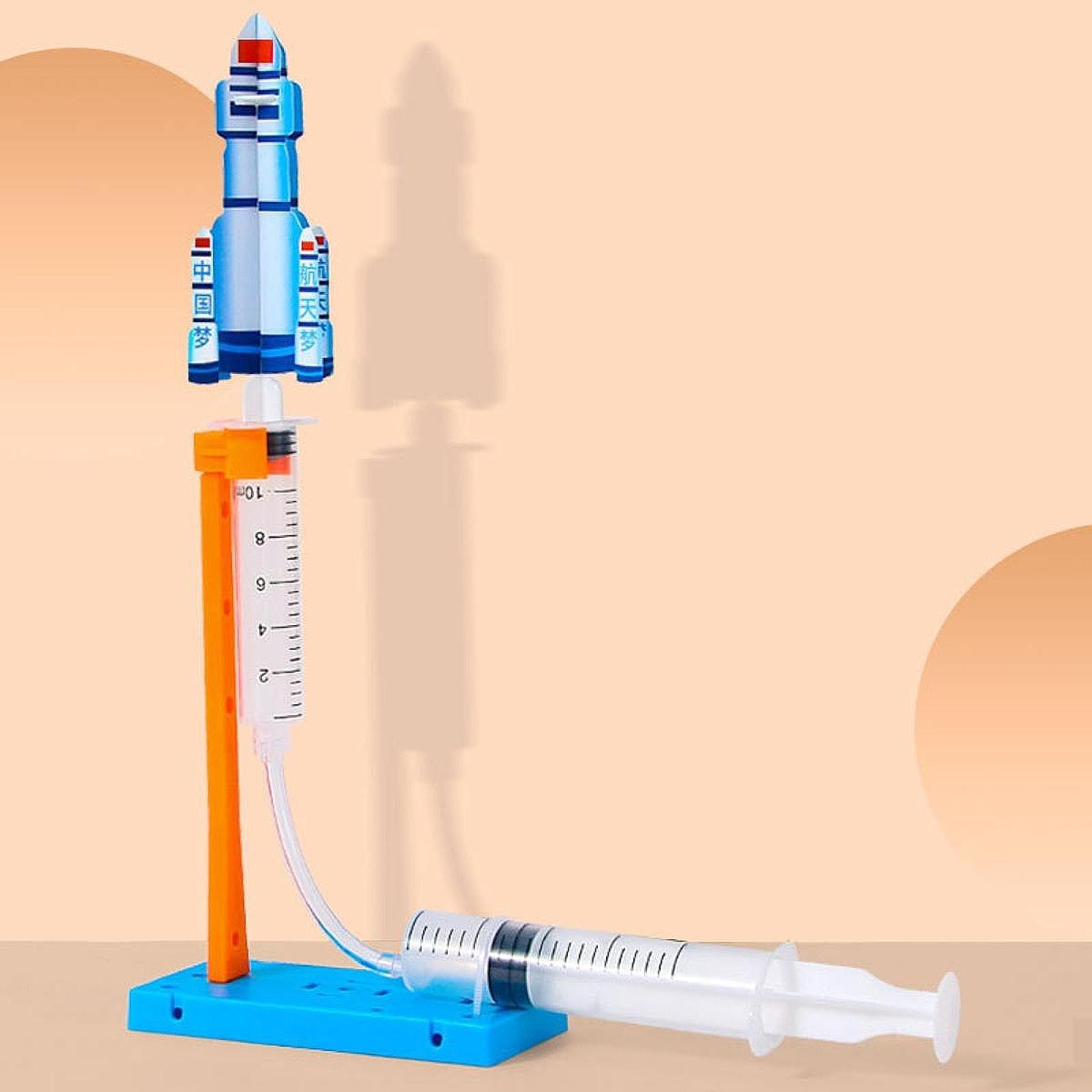 Science Project Toys Making - DIY ロケットモデルおもちゃの作成 3D 組み立て興味深い創造的な科学実験おもちゃプロジェクト子供のためのおもちゃ男の子女の子