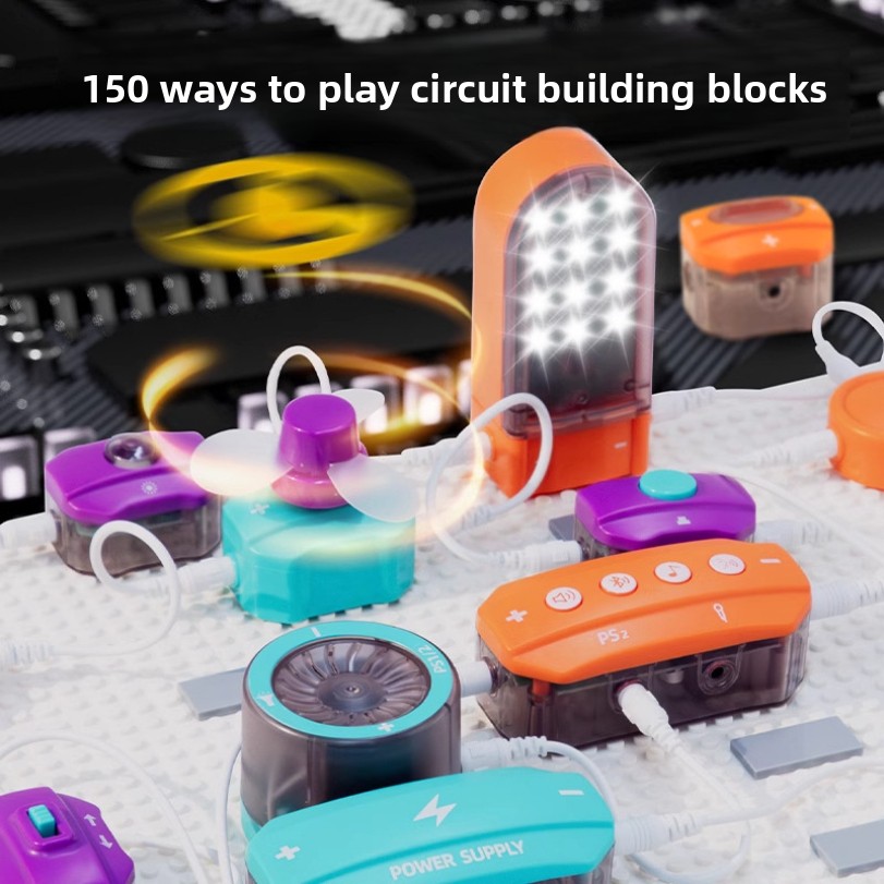 回路実験ビルディングブロックおもちゃ組み立て科学実験セット物 - Science Toys Diy のレビューと価格