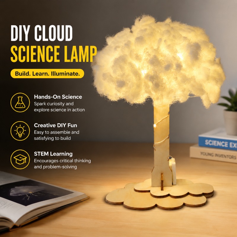 DIY クラウドランプ科学実験キット手作り STEM モデル - Science Project Toys Making のレビューと価格