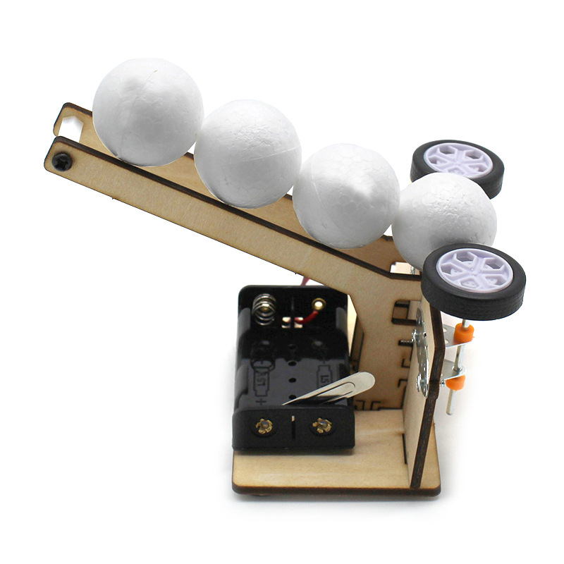 自動発射ボール装置 学生 DIY 手作り組み立ておもちゃ テ - Science Toys Diy のレビューと価格