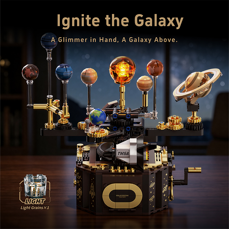 クリエイティブ 556 個太陽系軌道ユニバーサル航海ビルディ - Solar System Orrery のレビューと価格