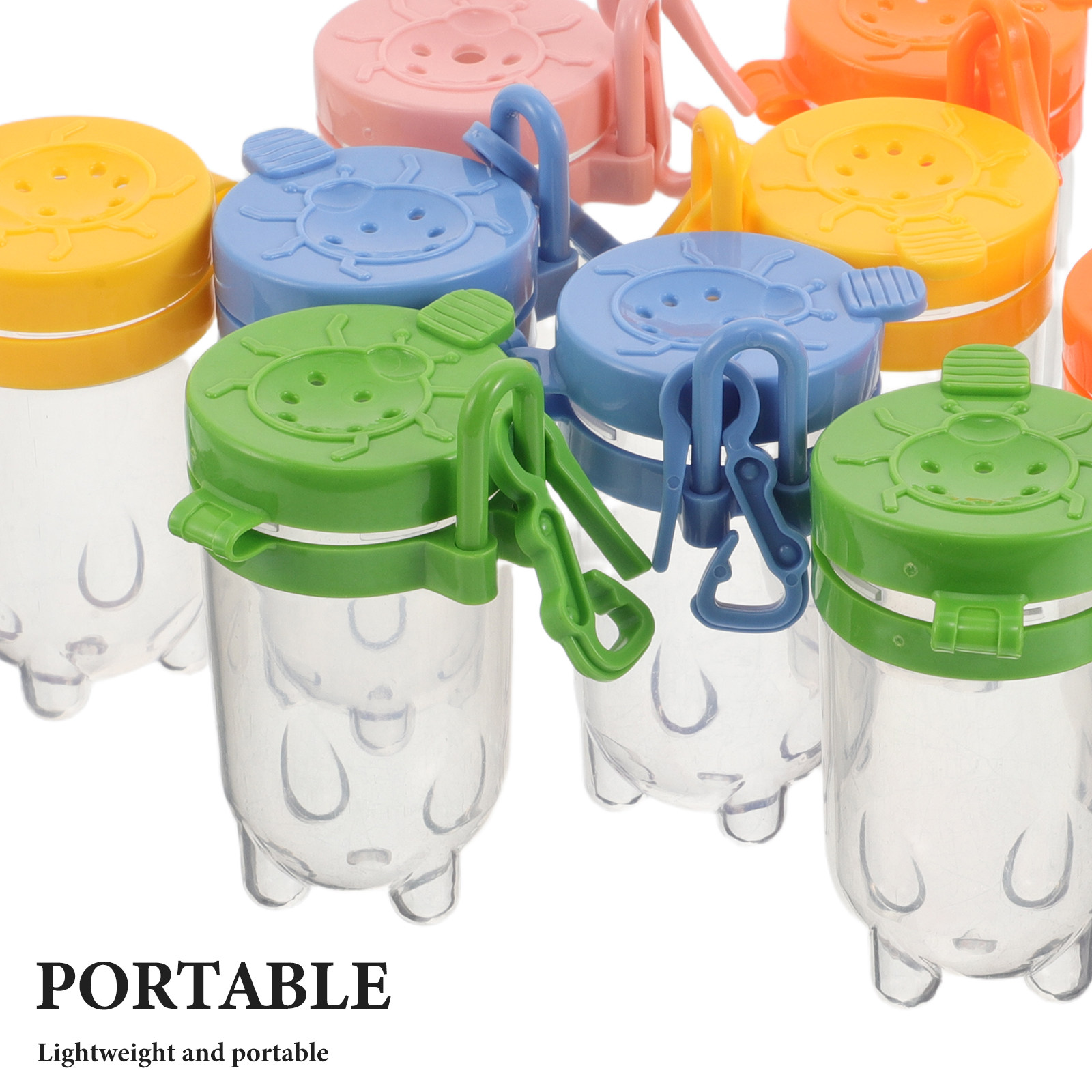 10個入り 昆虫観察容器 透明プラスチック製 フリップ蓋付き - Science Toy のレビューと価格