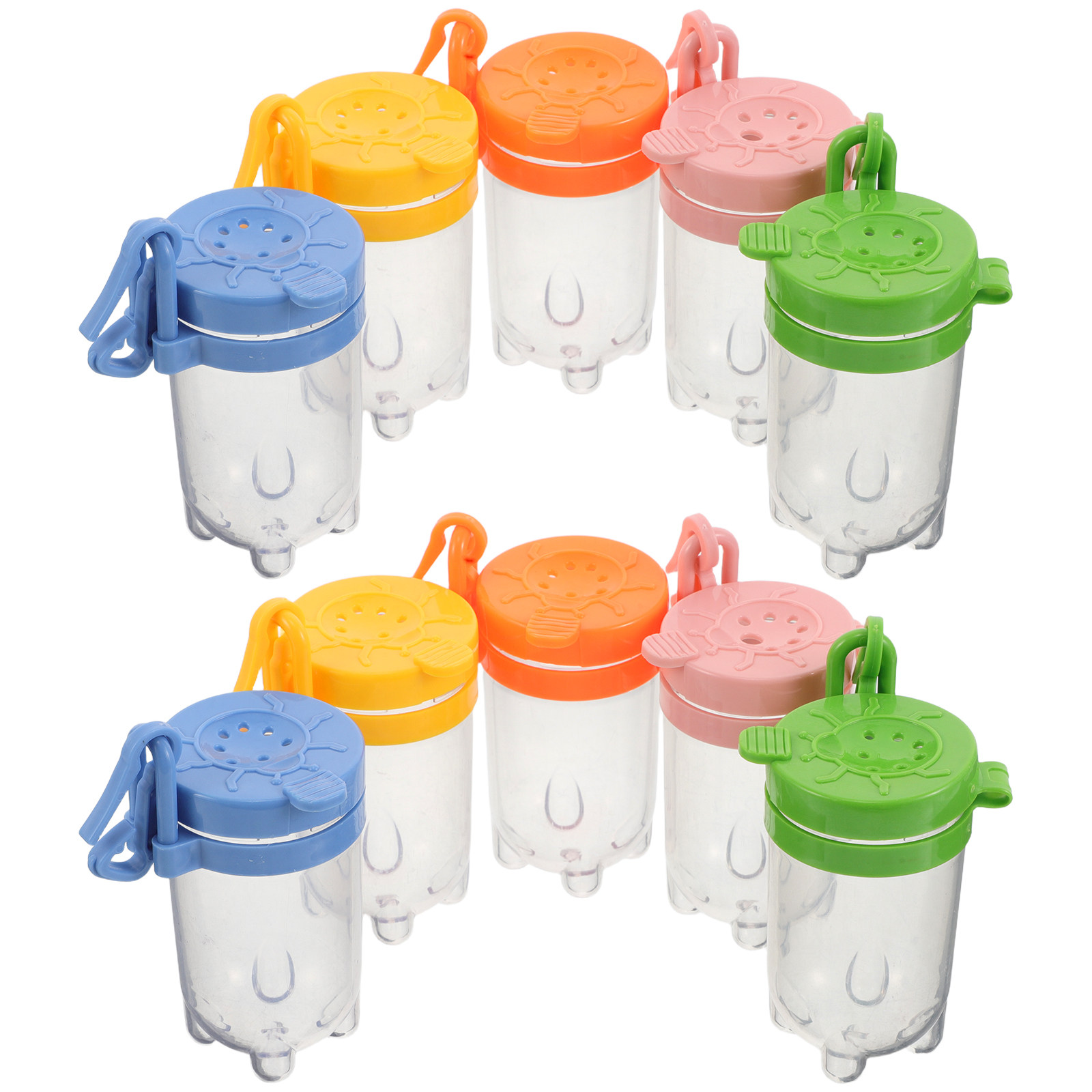 10個入り 昆虫観察容器 透明プラスチック製 フリップ蓋付き - Science Toy のレビューと価格