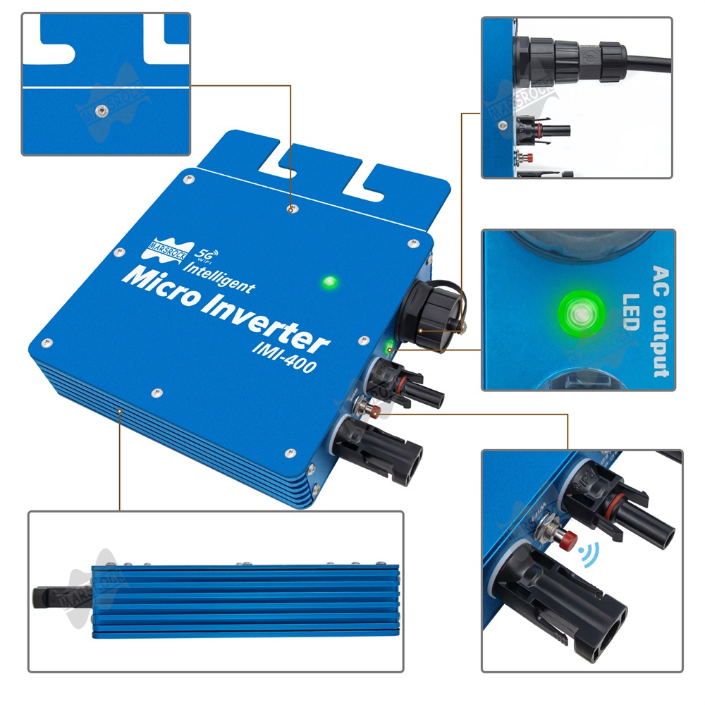 400 ワットグリッドミニソーラーインバーター MPPT W - Solar System Orrery のレビューと価格