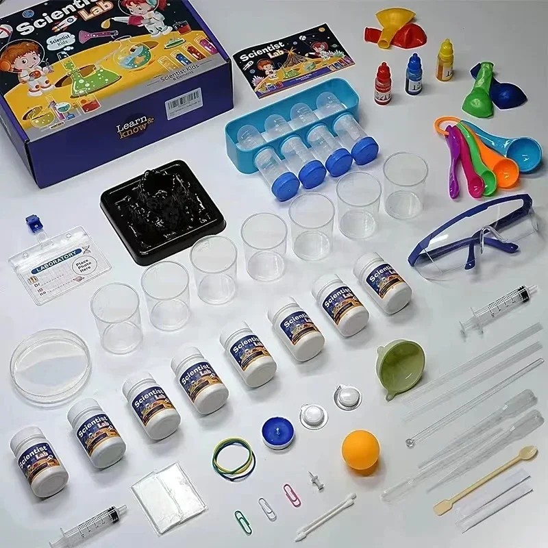 モンテッソーリおもちゃセット、子供用科学実験室、化学実験キッ - Chemistry Set Beginner のレビューと価格