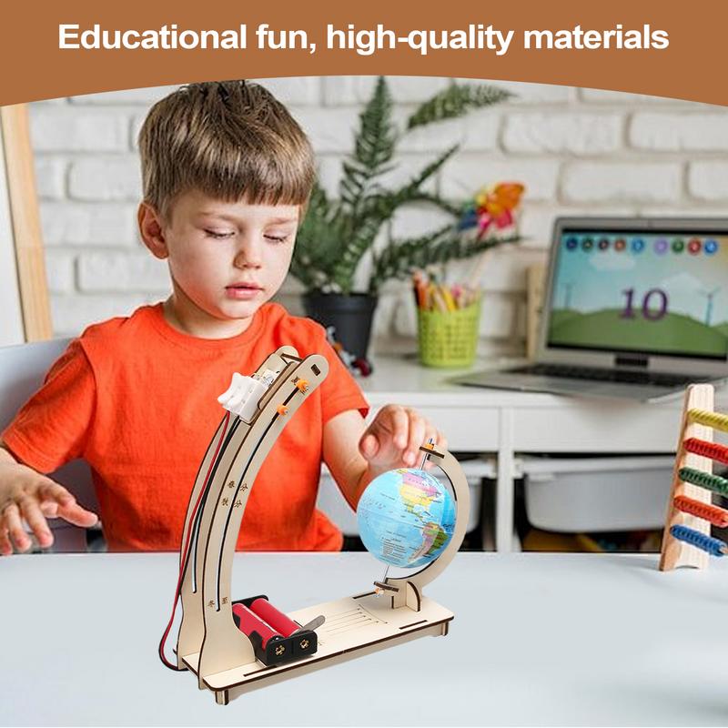 木製衛星モデル作成セットハンドクラフト建設組立プロジェクトお - Science Project Toys Making のレビューと価格